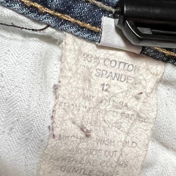 Habitat Clothes To Live In High Rise Boot Cut Jeans Size 12 Western Rodeo Casual - Picture 8 of 11